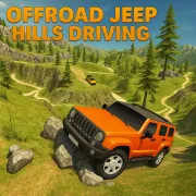 Offroad Jeep Hills Driving